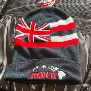 GET NITZ-Black and Red Beanie